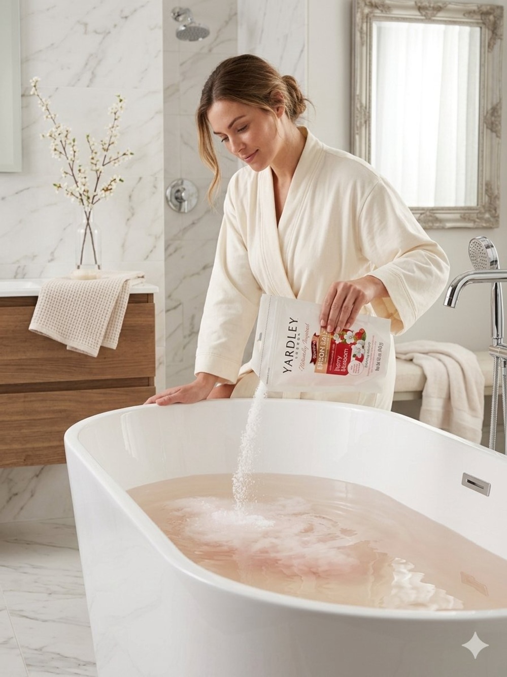 Yardley Berry Blossom Relaxing Bath Salt